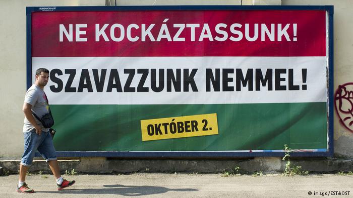 W niedzielę 02 października Węgrzy w referendum zadecydują, czy Unia Europejska powinna mieć prawo do rozdzielania obcokrajowców wśród państw członkowskich