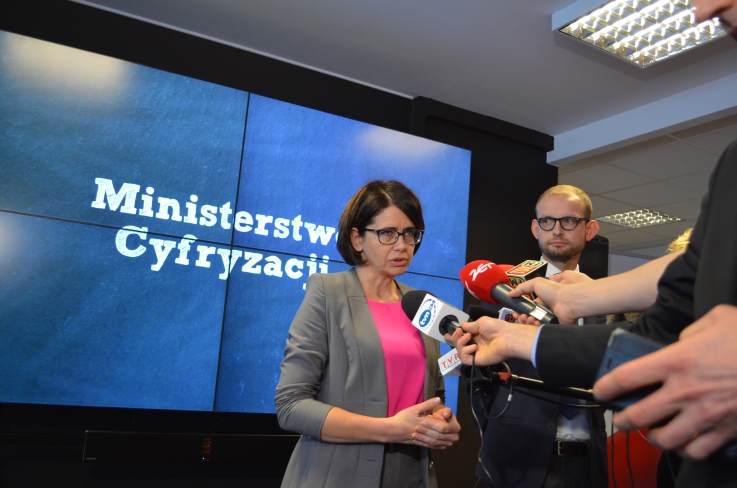 Minister cyfryzacji Anna Streżyńska. Fot, Ministerstwo Cyfryzacji / MC