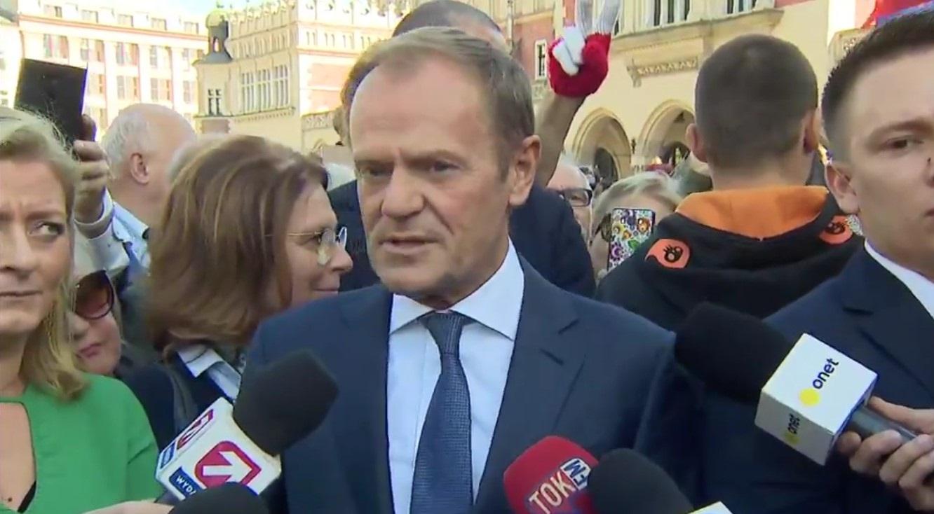 Maria Nurowska: Do Krakowa przyjechał Donald Tusk i został powitany przez Krakowian jak przywódca