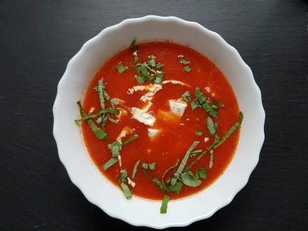 Pomysł na obiad – zupa krem z pomidorów i papryki