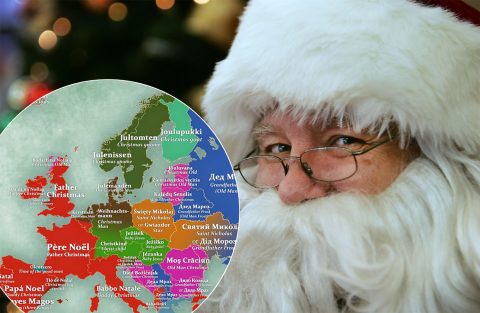 Jak się nazywa Święty Mikołaj w różnych rejonach Europy?