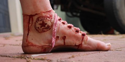 Niezwykłe halloweenowe makijaże nie dla osób o słabym sercu