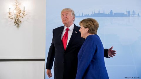 Międzynarodowe kryzysy tematem rozmowy Merkel i Trumpa