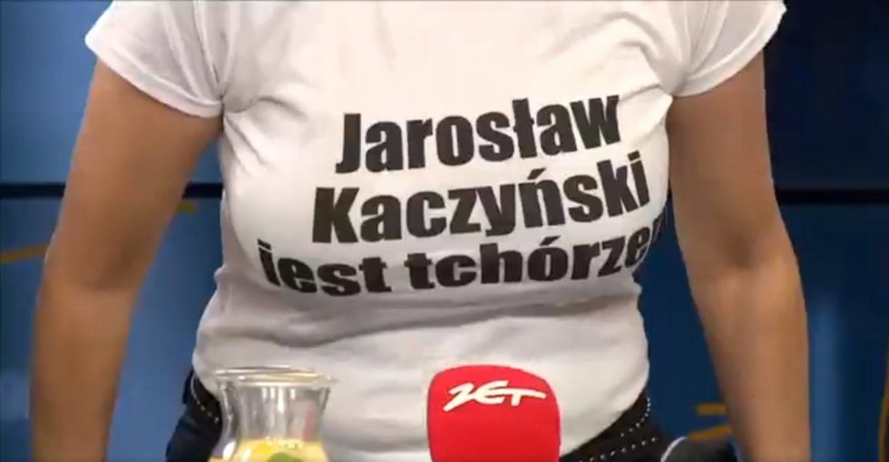 Magdalena Środa: "Kaczyński jest tchórzem" nie było oceną lecz banalnym stwierdzeniem faktów. Fot. screenshot: Radio Zet
