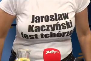 Magdalena Środa: "Kaczyński jest tchórzem" nie było oceną lecz banalnym stwierdzeniem faktów. Fot. screenshot: Radio Zet