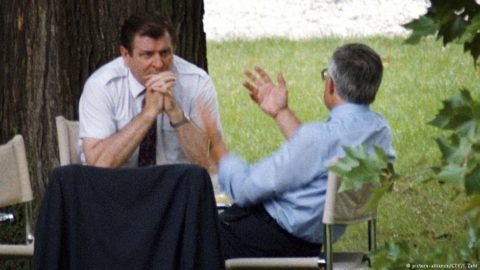 Václav Klaus and Vladimír Mečiar