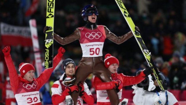 Kamil Stoch mistrzem olimpijskim w skokach narciarskich w Pjongczangu