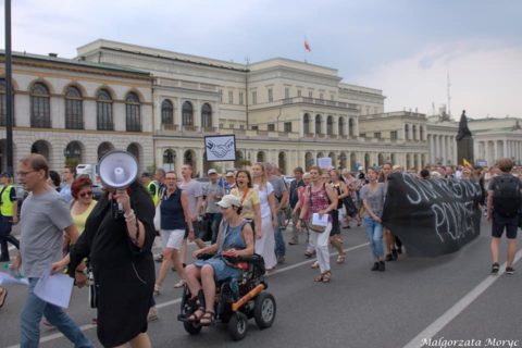 Adam Mazguła: Bez echa przeszła demonstracja przeciwko upolitycznianiu działań policji. W mediach cicho