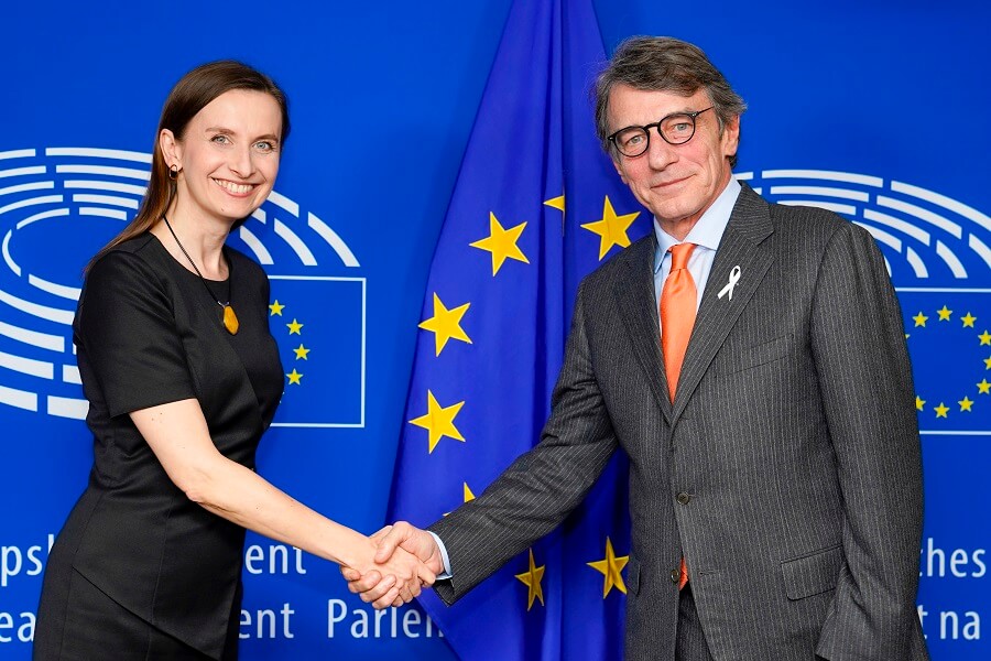 Sylwia Spurek zaprosiła do akcji Biała Wstążka Przewodniczącego Parlamentu Europejskiego