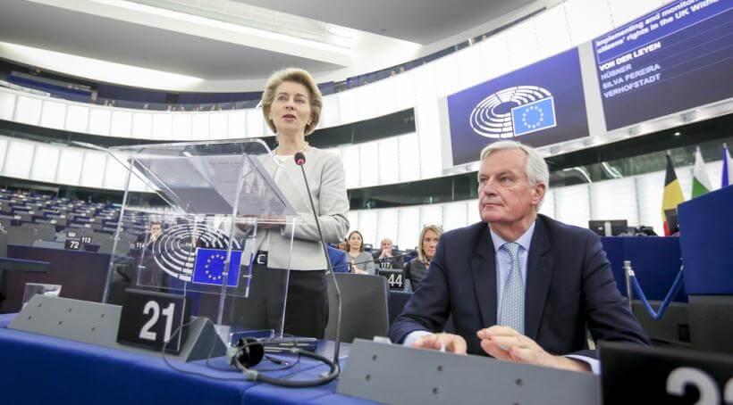 Przewodnicząca Komisji Europejskiej Ursula von der Leyen uspokajała, że wyjście Wielkiej Brytanii z UE, nie pociągnie za sobą negatywnych konsekwencji dla obywateli krajów UE, mieszkających na Wyspach