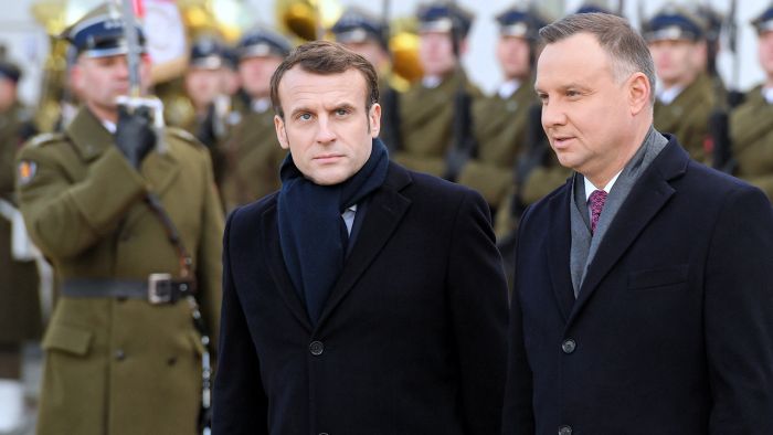 Emmanuel Macron w Polsce