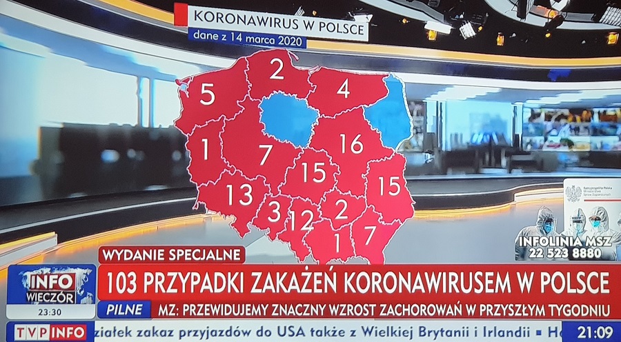 Marcin Zegadło. Z cyklu: Dziennik pandemiczny. 14.03.2020 r. – sobota (wieczór)