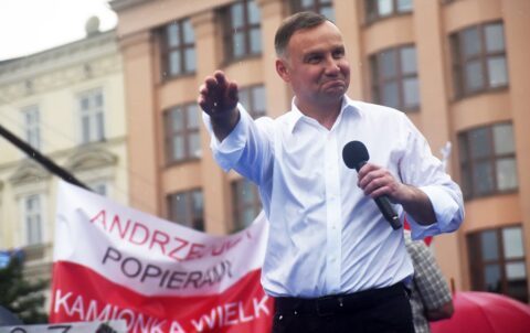 Adam Mazguła. Duda w Krakowie:  PO-PSL byli gorszym wirusem niż koronawirus. „Ja go rozumiem”