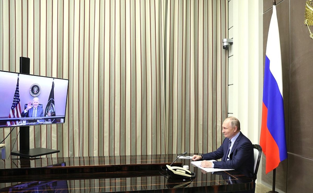 Videokonferencja Putin-Biden. Fot. kremlin.ru, licencja creativecommons.org/licenses/by/4.0/deed.en