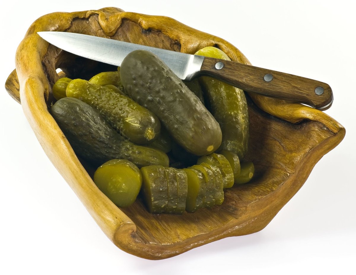 Polish style pickled cucumbers