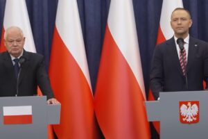 Karol Nawrocki oraz prezes NBP Adam Glapiński