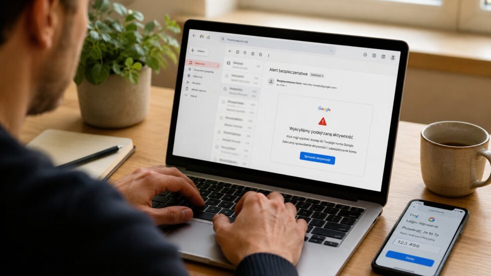 Masz Gmaila? Fałszywy alert może kosztować cię konto