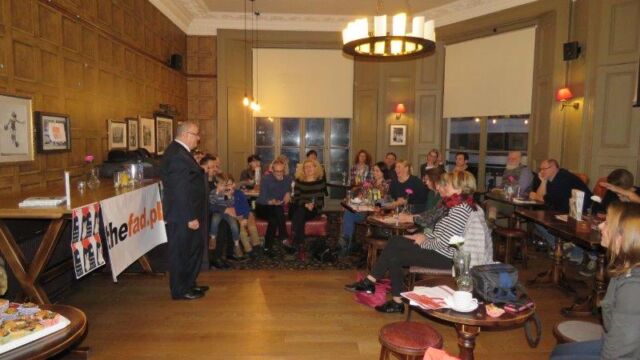 płk. Adam Mazguła - spotkanie autorskie w Londynie 04/02/2018. Fot. thefad.pl