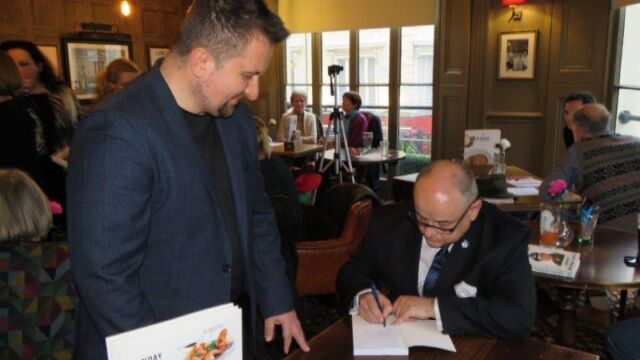 płk. Adam Mazguła - spotkanie autorskie w Londynie 04/02/2018. Fot. thefad.pl