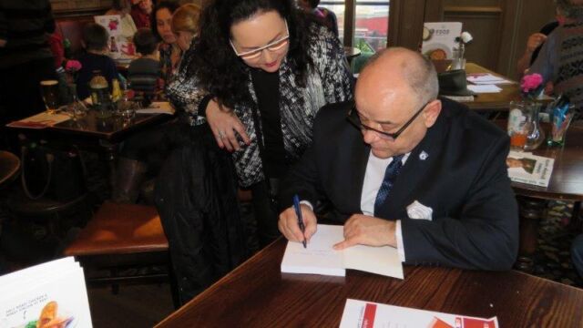 płk. Adam Mazguła - spotkanie autorskie w Londynie 04/02/2018. Fot. thefad.pl