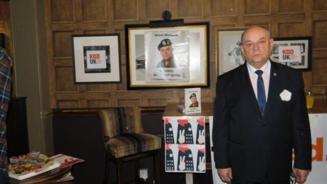 płk. Adam Mazguła - spotkanie autorskie w Londynie 04/02/2018. Fot. thefad.pl