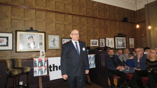 płk. Adam Mazguła - spotkanie autorskie w Londynie 04/02/2018. Fot. thefad.pl
