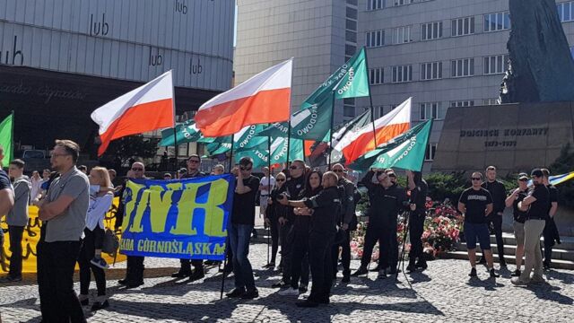 Demonstracja narodowców w Katowicach 06 maj 2018/ Fot. Adam Mazguła / Facebook