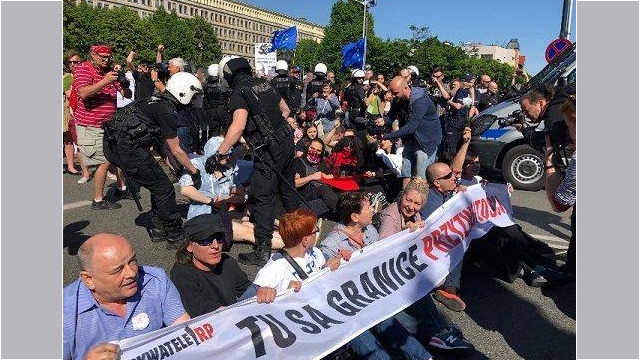 Demonstracja narodowców w Katowicach 06 maj 2018/ Fot. Adam Mazguła / Facebook